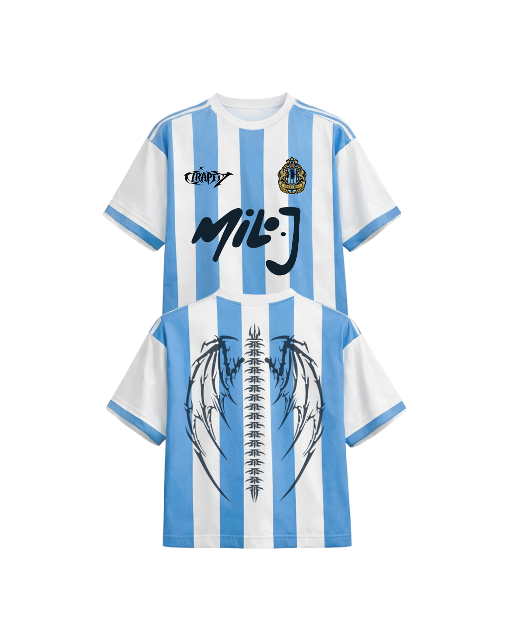 Camiseta Retro Fútbol Argentina Milo J
