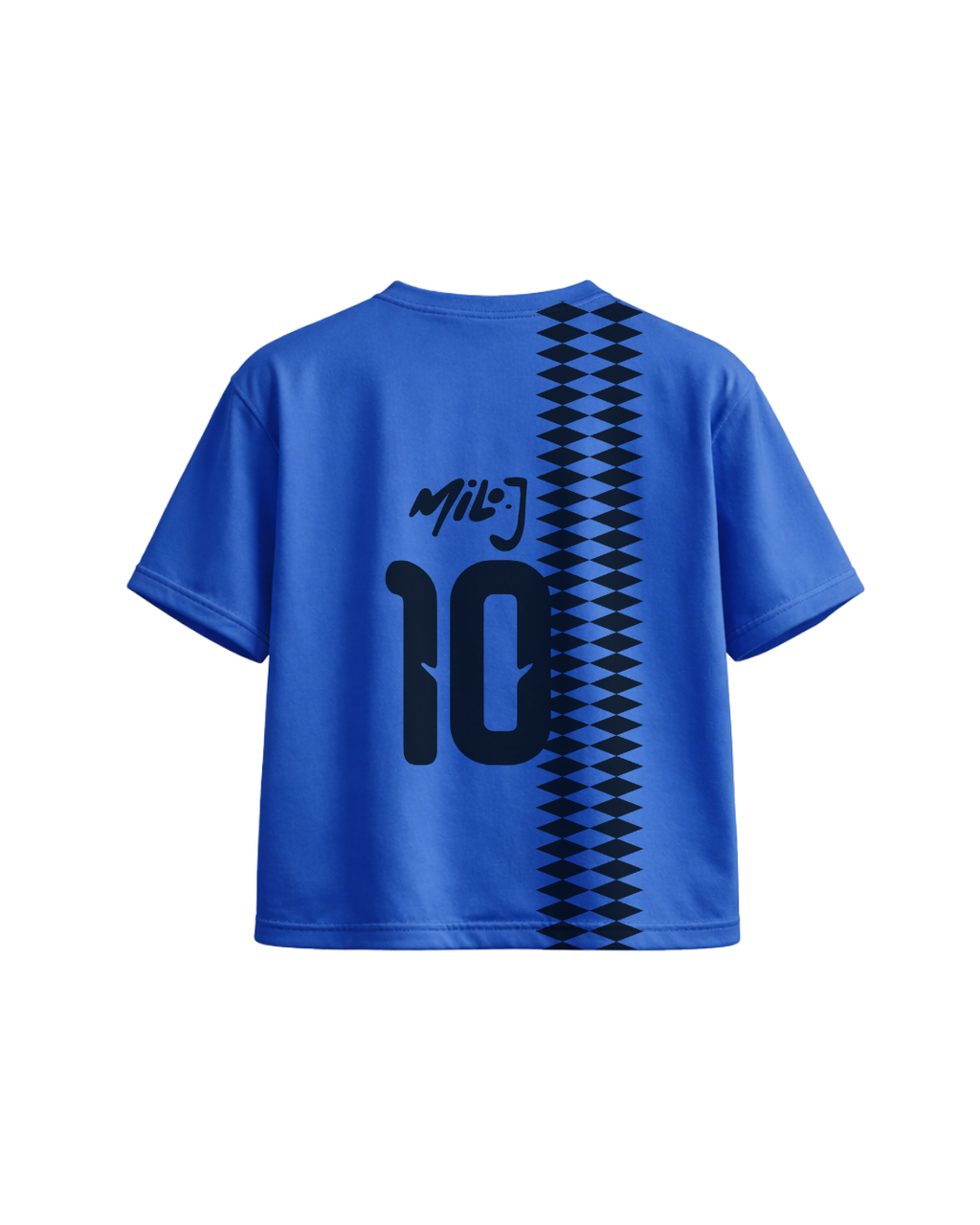 Camiseta Retro Fútbol Milo J Azul Rey
