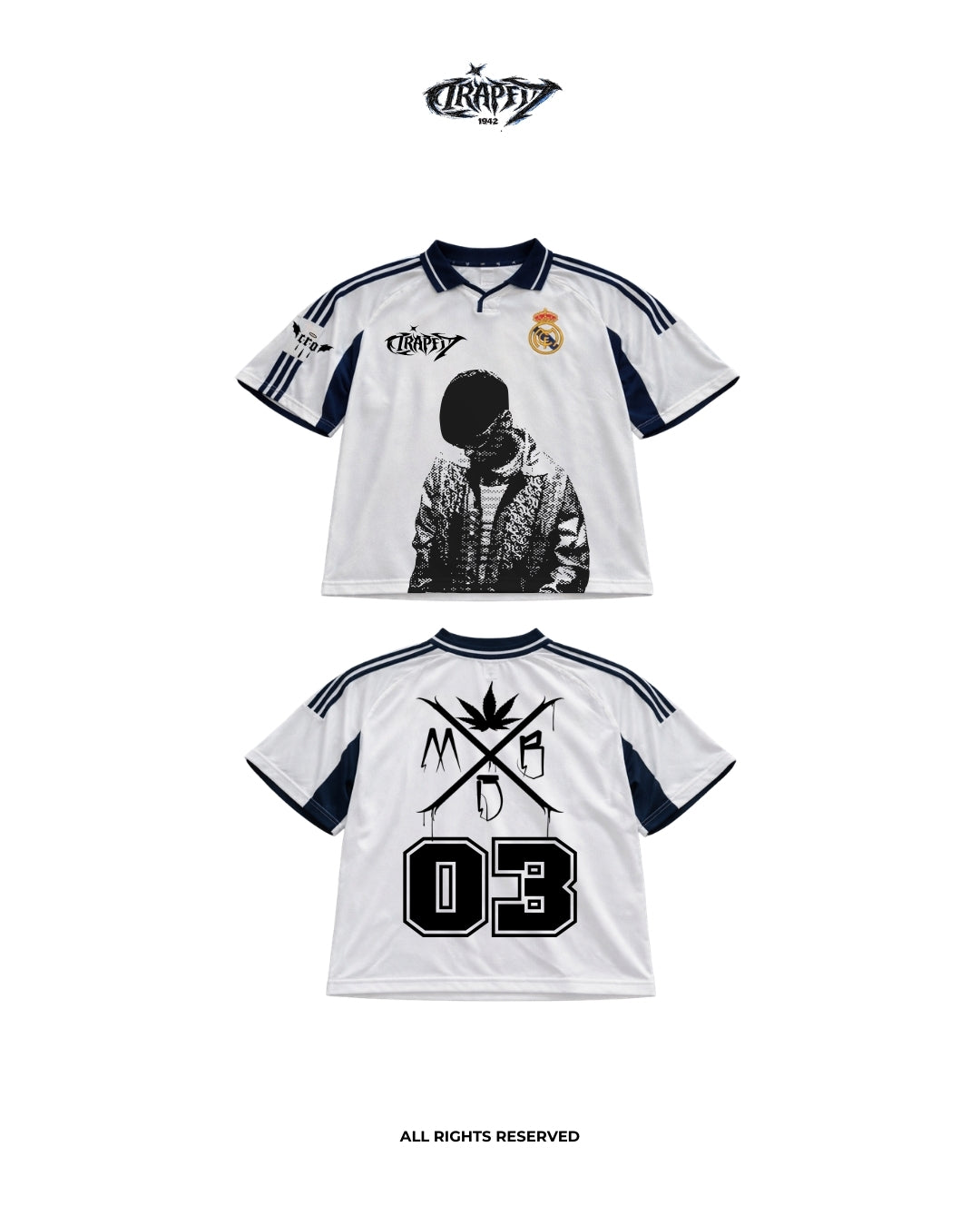 Camiseta Retro Fútbol RM c.r.o
